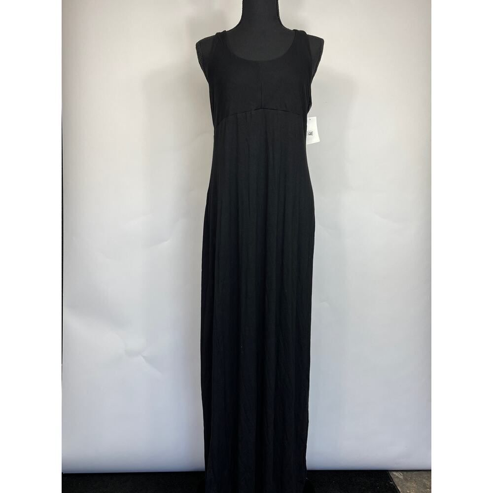 Sanctuary Sleeveless Long Black Dress Size 30